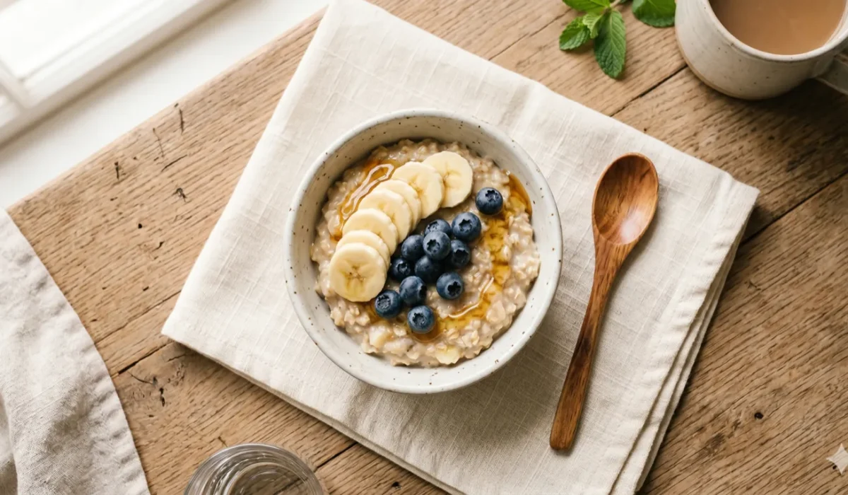 Banana-oat breakfast bowls